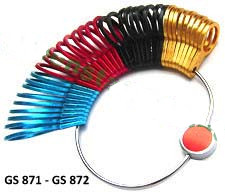 [28anica] Anillos medidores metal color GS871